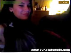 Young Girls First Lesbian Kiss On Webcam