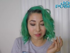 Alana Asian teen amateur big booty nasty facial cumshot casting audition