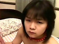 Collared Asian girl