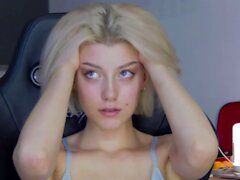 Blonde teen Sierras first erotic masturbation video