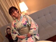 Hot asian akira sakamoto gives a great pov titjob