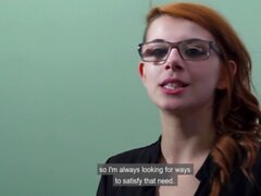 Naughty Canadian redhead Lydia Moser fucked deep and hard