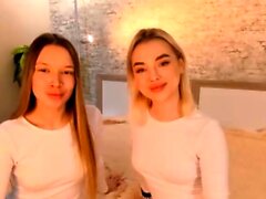 tiny blonde teen lesbians