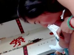 Asian cock sucking teen