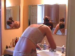 Secret Toilet Camera Voyeur Girls Masturbation